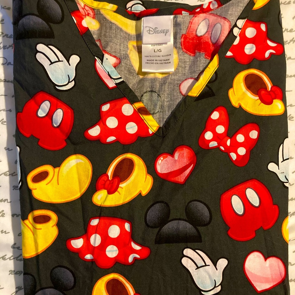 Disney Mouse Scrub Top